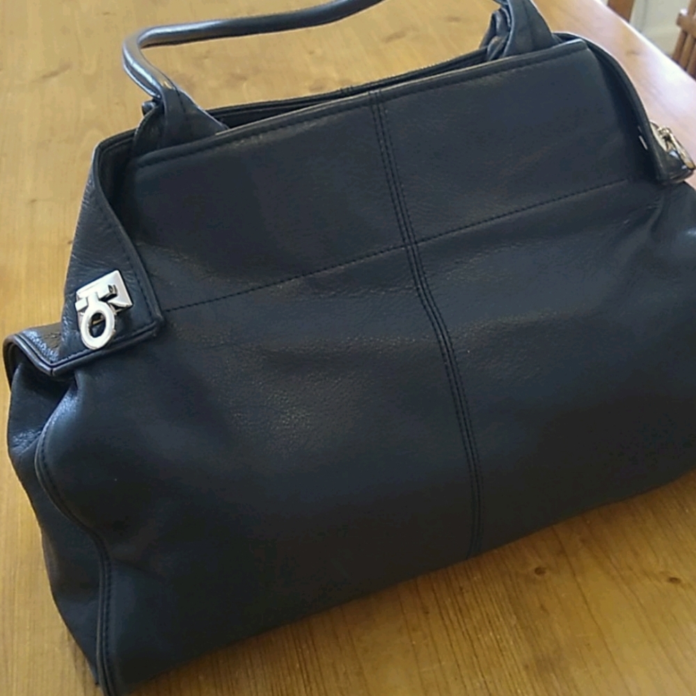 Levenger leather tote